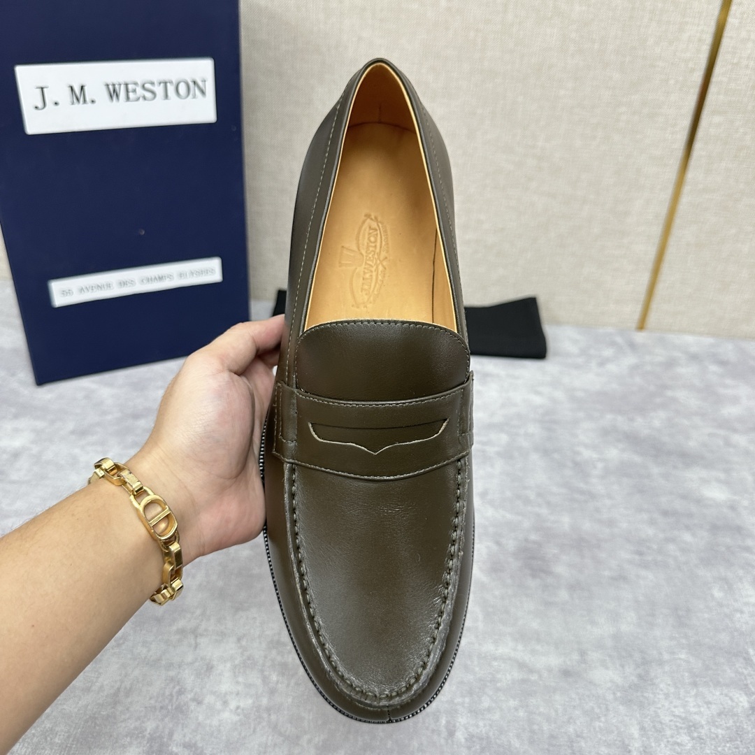 💋💍J.M.Westo*n 威士-顿 品牌经典 180 系列乐福鞋皮鞋 法国顶级皮鞋品牌 威士-顿皮鞋品