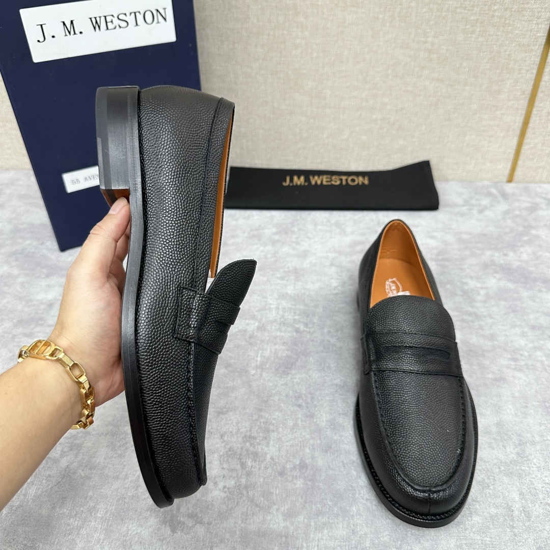 💋💍J.M.Westo*n 威士-顿 品牌经典 180 系列乐福鞋皮鞋 法国顶级皮鞋品牌 威士-顿皮鞋品