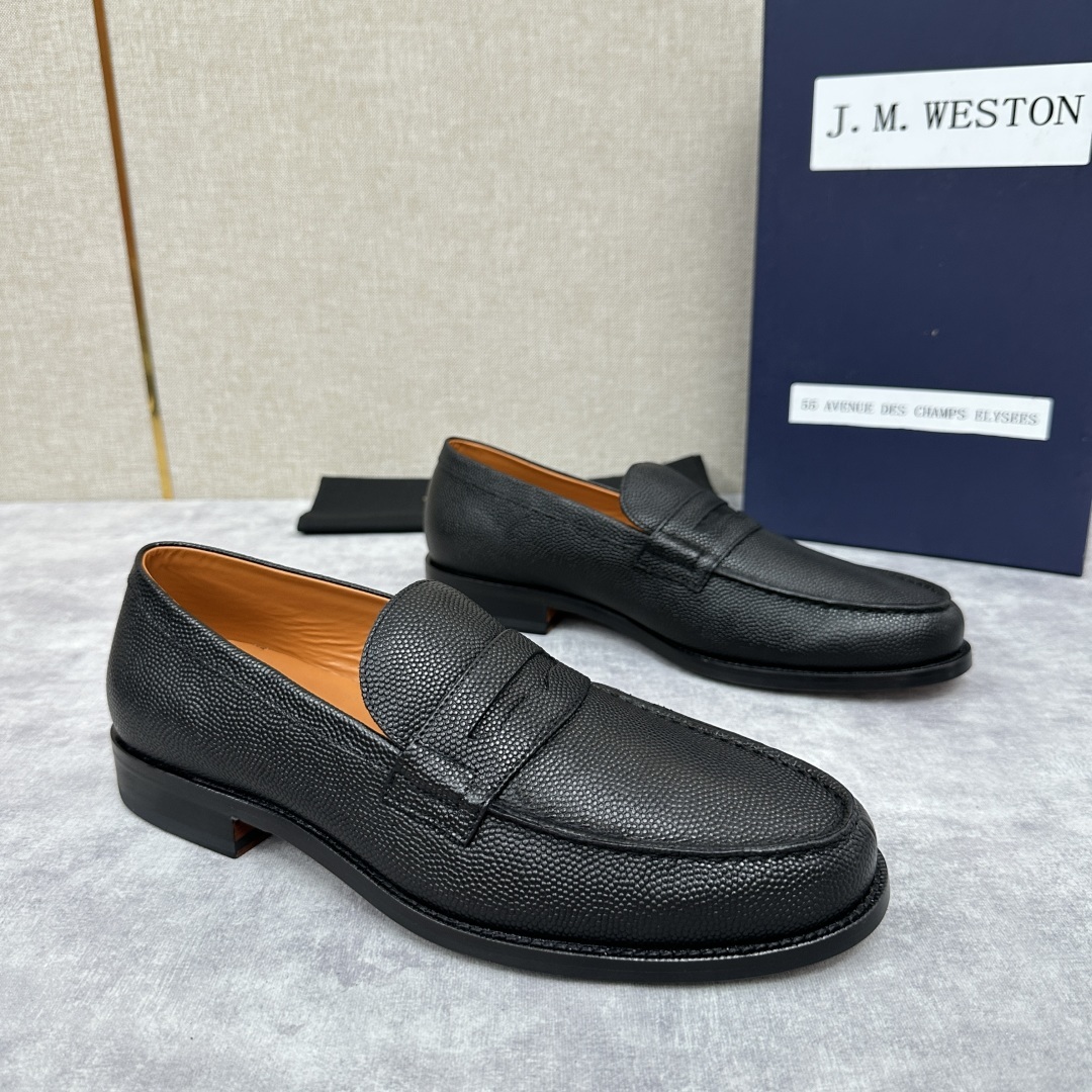 💋💍J.M.Westo*n 威士-顿 品牌经典 180 系列乐福鞋皮鞋 法国顶级皮鞋品牌 威士-顿皮鞋品