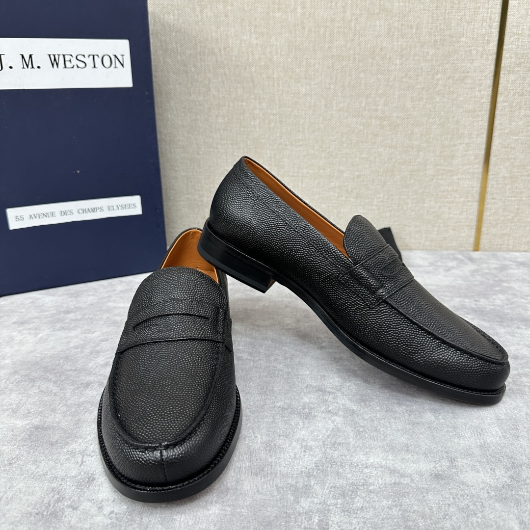 💋💍J.M.Westo*n 威士-顿 品牌经典 180 系列乐福鞋皮鞋 法国顶级皮鞋品牌 威士-顿皮鞋品