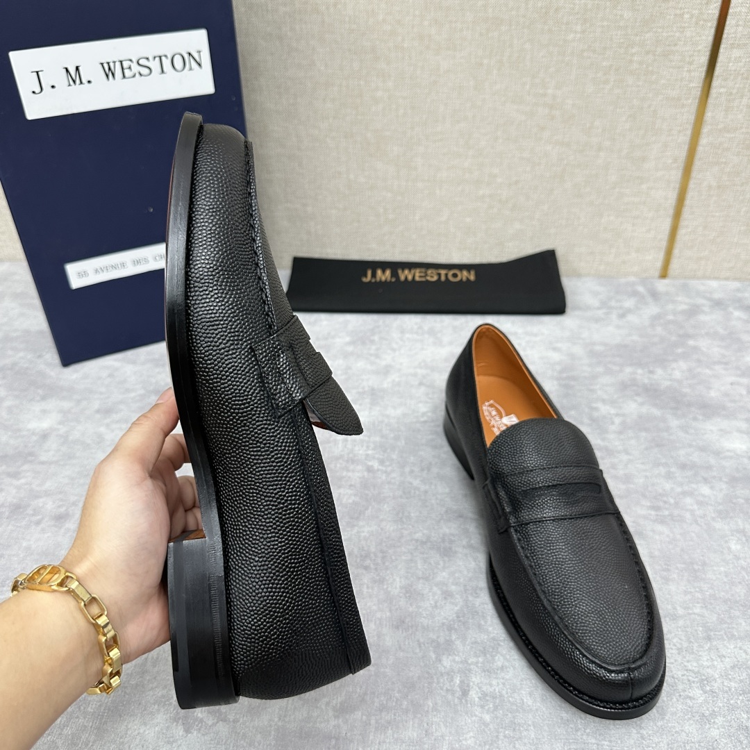 💋💍J.M.Westo*n 威士-顿 品牌经典 180 系列乐福鞋皮鞋 法国顶级皮鞋品牌 威士-顿皮鞋品