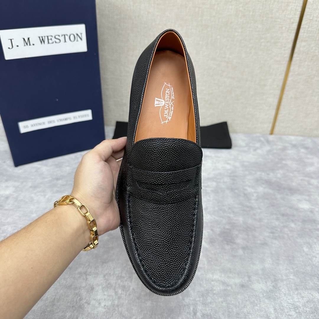 💋💍J.M.Westo*n 威士-顿 品牌经典 180 系列乐福鞋皮鞋 法国顶级皮鞋品牌 威士-顿皮鞋品