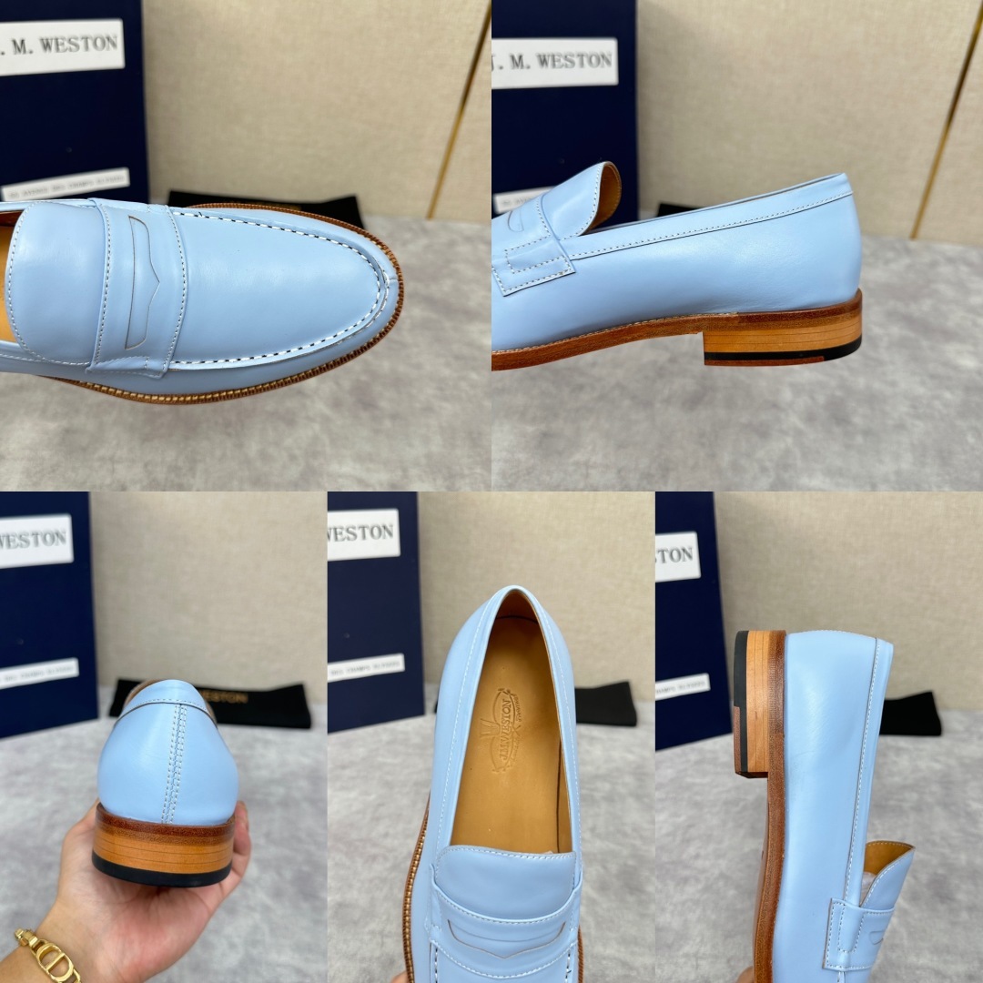💋💍J.M.Westo*n 威士-顿 品牌经典 180 系列乐福鞋皮鞋 法国顶级皮鞋品牌 威士-顿皮鞋品