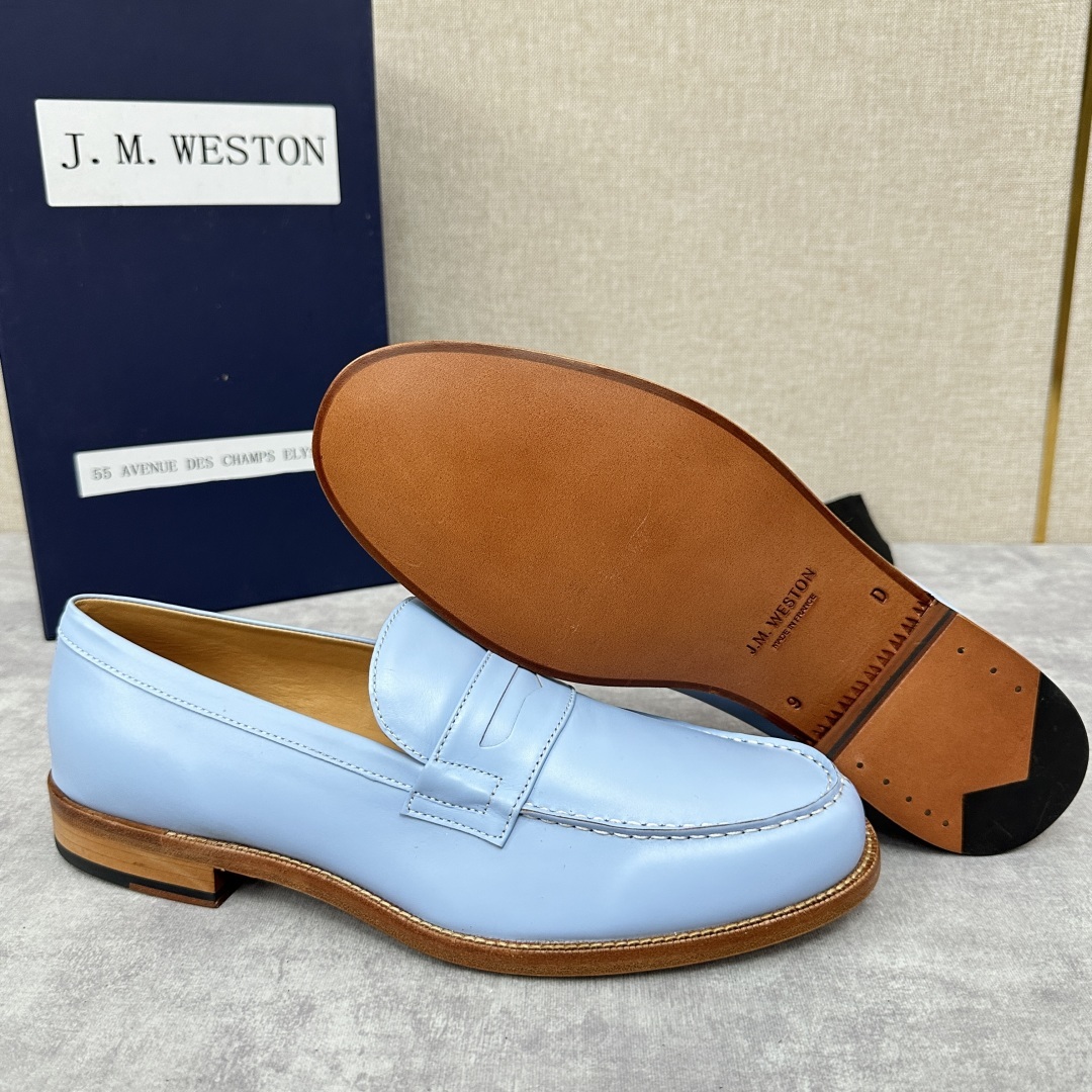 💋💍J.M.Westo*n 威士-顿 品牌经典 180 系列乐福鞋皮鞋 法国顶级皮鞋品牌 威士-顿皮鞋品