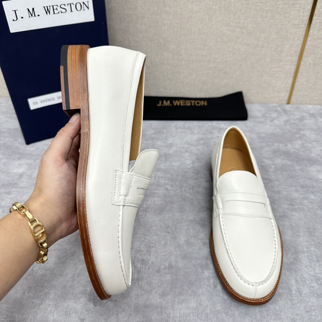 💋💍J.M.Westo*n 威士-顿 品牌经典 180 系列乐福鞋皮鞋 法国顶级皮鞋品牌 威士-顿皮鞋品