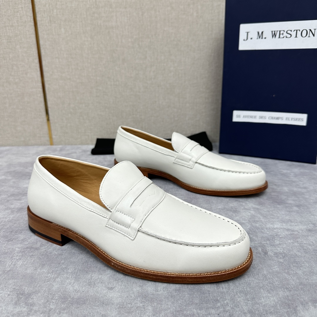 💋💍J.M.Westo*n 威士-顿 品牌经典 180 系列乐福鞋皮鞋 法国顶级皮鞋品牌 威士-顿皮鞋品