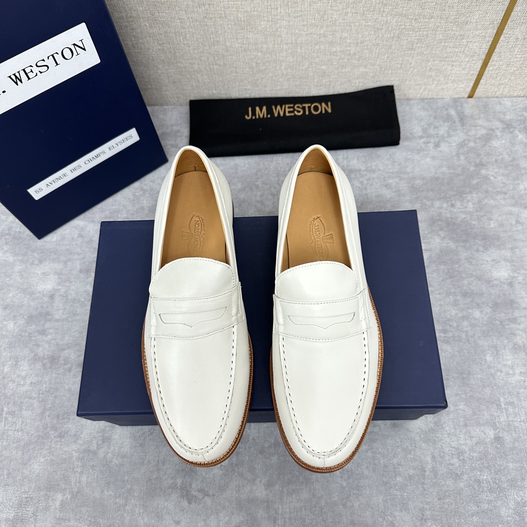 💋💍J.M.Westo*n 威士-顿 品牌经典 180 系列乐福鞋皮鞋 法国顶级皮鞋品牌 威士-顿皮鞋品