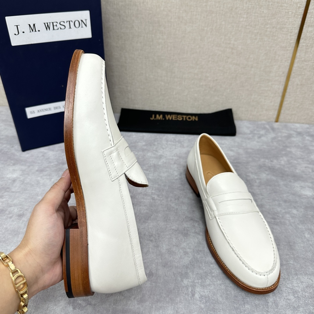 💋💍J.M.Westo*n 威士-顿 品牌经典 180 系列乐福鞋皮鞋 法国顶级皮鞋品牌 威士-顿皮鞋品