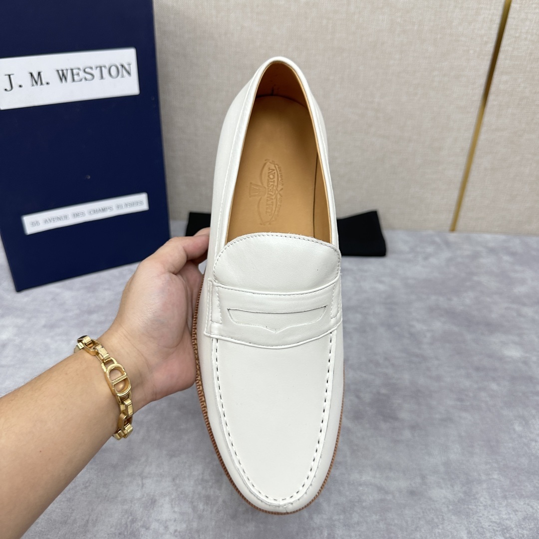 💋💍J.M.Westo*n 威士-顿 品牌经典 180 系列乐福鞋皮鞋 法国顶级皮鞋品牌 威士-顿皮鞋品