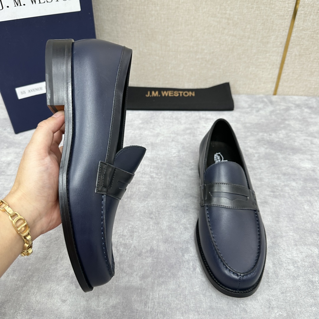 💋💍J.M.Westo*n 威士-顿 品牌经典 180 系列乐福鞋皮鞋 法国顶级皮鞋品牌 威士-顿皮鞋品