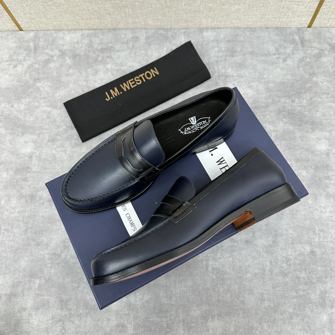 💋💍J.M.Westo*n 威士-顿 品牌经典 180 系列乐福鞋皮鞋 法国顶级皮鞋品牌 威士-顿皮鞋品