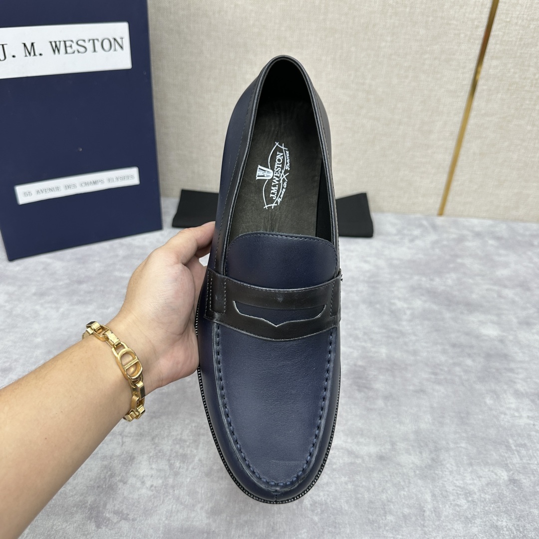💋💍J.M.Westo*n 威士-顿 品牌经典 180 系列乐福鞋皮鞋 法国顶级皮鞋品牌 威士-顿皮鞋品