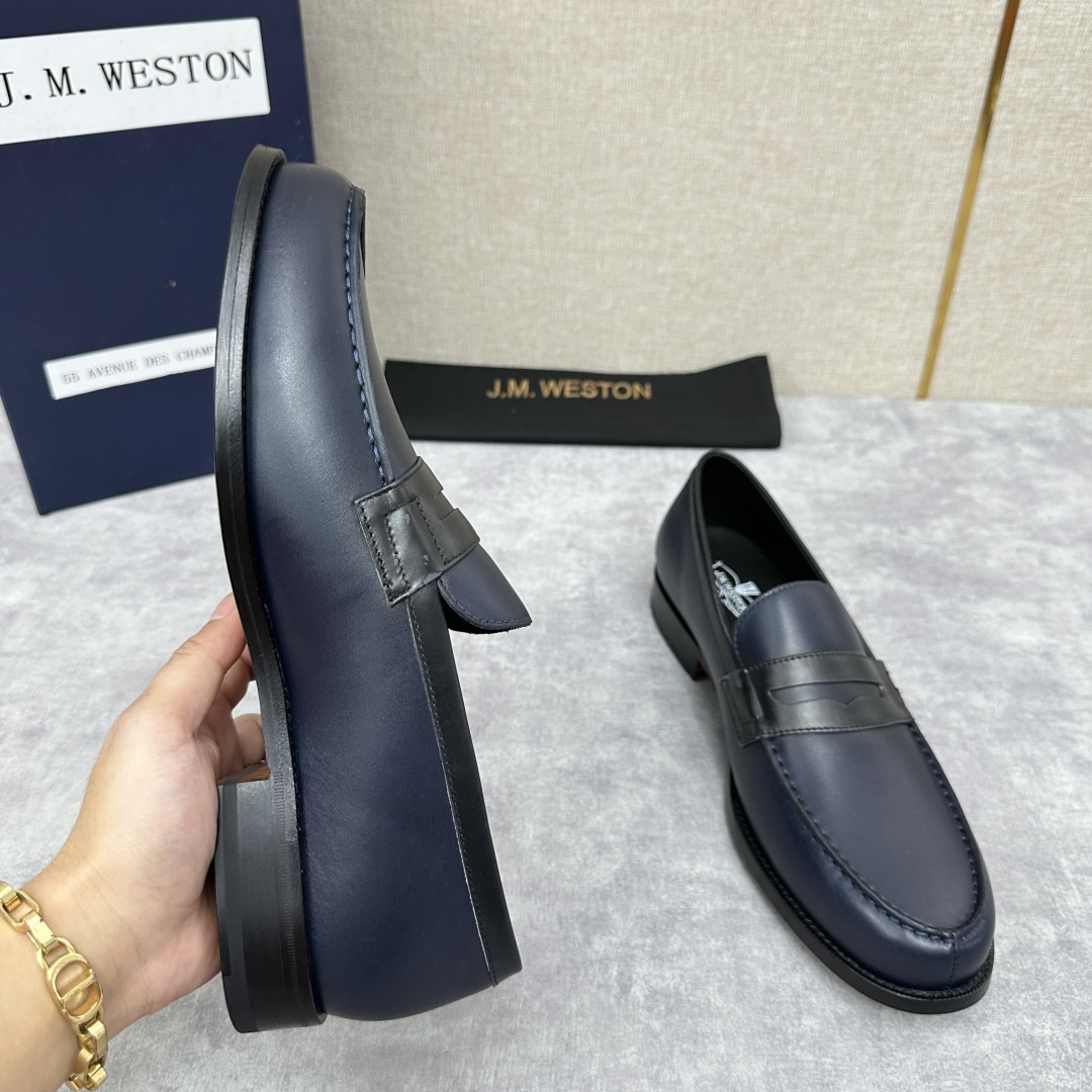 💋💍J.M.Westo*n 威士-顿 品牌经典 180 系列乐福鞋皮鞋 法国顶级皮鞋品牌 威士-顿皮鞋品