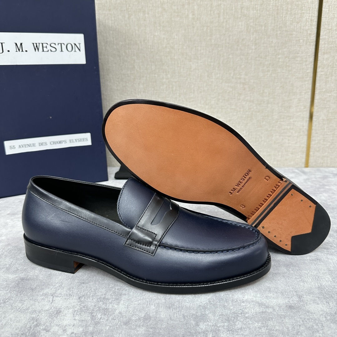 💋💍J.M.Westo*n 威士-顿 品牌经典 180 系列乐福鞋皮鞋 法国顶级皮鞋品牌 威士-顿皮鞋品