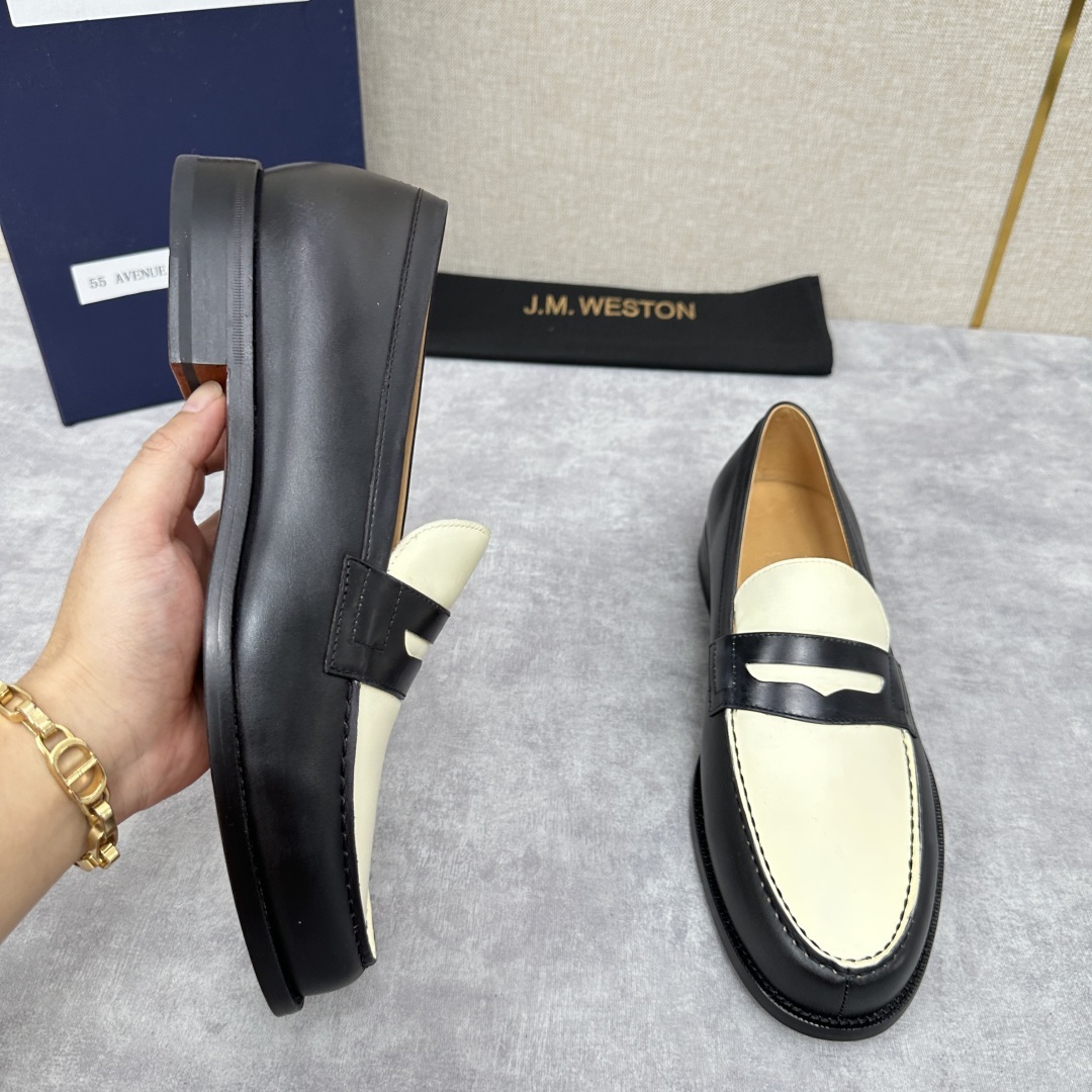 💋💍J.M.Westo*n 威士-顿 品牌经典 180 系列乐福鞋皮鞋 法国顶级皮鞋品牌 威士-顿皮鞋品