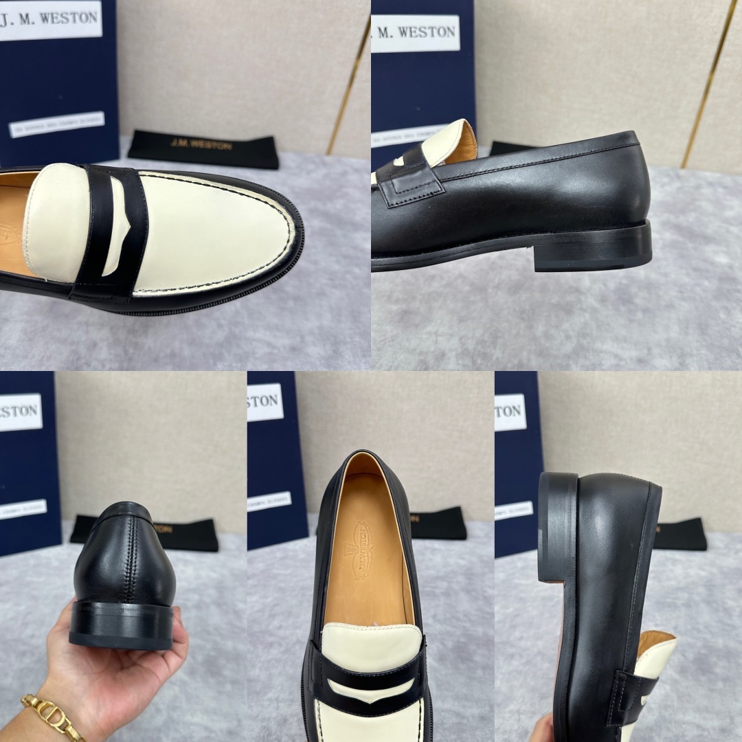 💋💍J.M.Westo*n 威士-顿 品牌经典 180 系列乐福鞋皮鞋 法国顶级皮鞋品牌 威士-顿皮鞋品