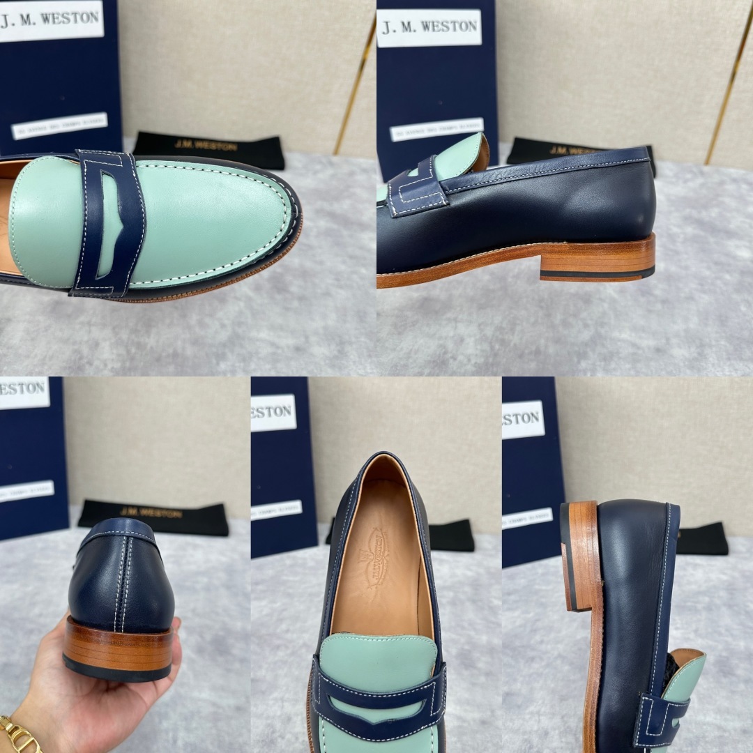 💋💍J.M.Westo*n 威士-顿 品牌经典 180 系列乐福鞋皮鞋 法国顶级皮鞋品牌 威士-顿皮鞋品