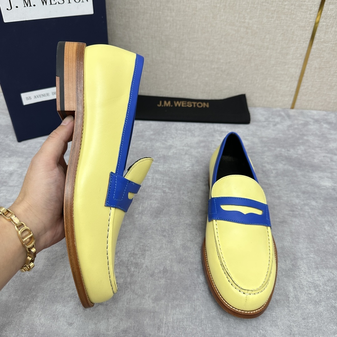 💋💍J.M.Westo*n 威士-顿 品牌经典 180 系列乐福鞋皮鞋 法国顶级皮鞋品牌 威士-顿皮鞋品