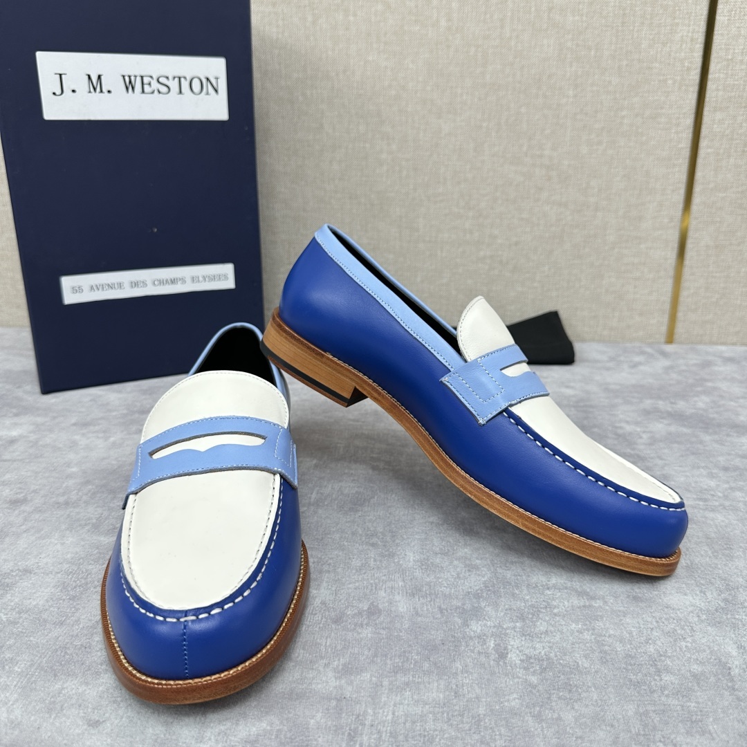 💋💍J.M.Westo*n 威士-顿 品牌经典 180 系列乐福鞋皮鞋 法国顶级皮鞋品牌 威士-顿皮鞋品