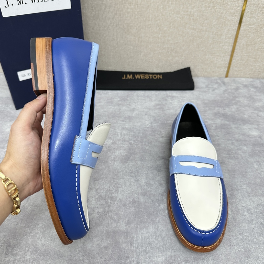💋💍J.M.Westo*n 威士-顿 品牌经典 180 系列乐福鞋皮鞋 法国顶级皮鞋品牌 威士-顿皮鞋品