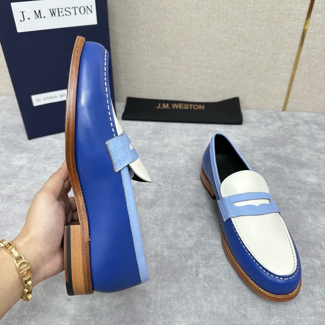 💋💍J.M.Westo*n 威士-顿 品牌经典 180 系列乐福鞋皮鞋 法国顶级皮鞋品牌 威士-顿皮鞋品