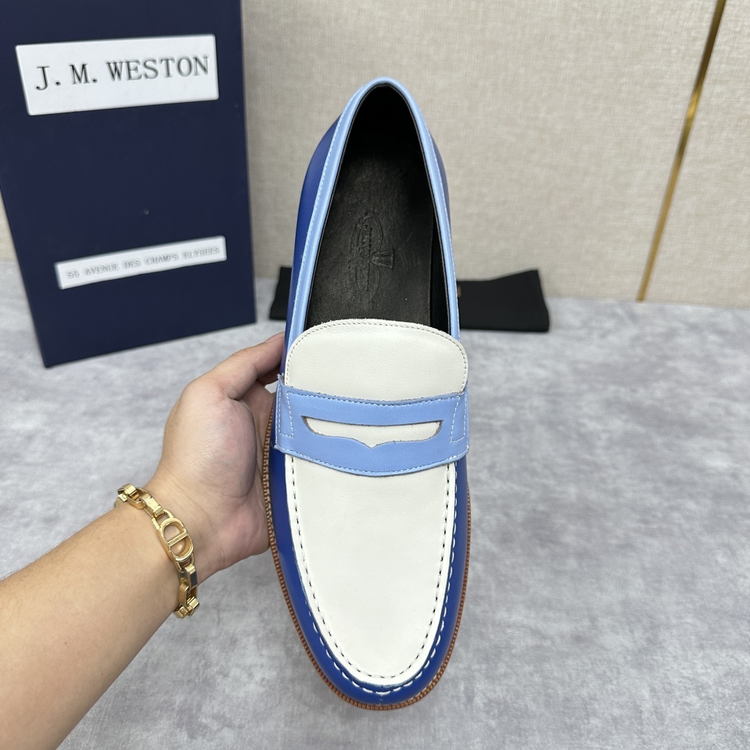 💋💍J.M.Westo*n 威士-顿 品牌经典 180 系列乐福鞋皮鞋 法国顶级皮鞋品牌 威士-顿皮鞋品