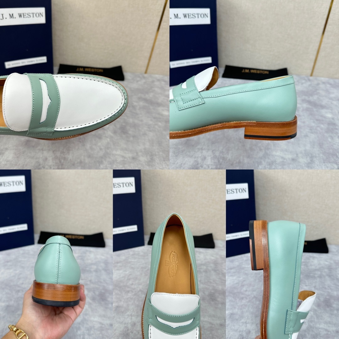 💋💍J.M.Westo*n 威士-顿 品牌经典 180 系列乐福鞋皮鞋 法国顶级皮鞋品牌 威士-顿皮鞋品