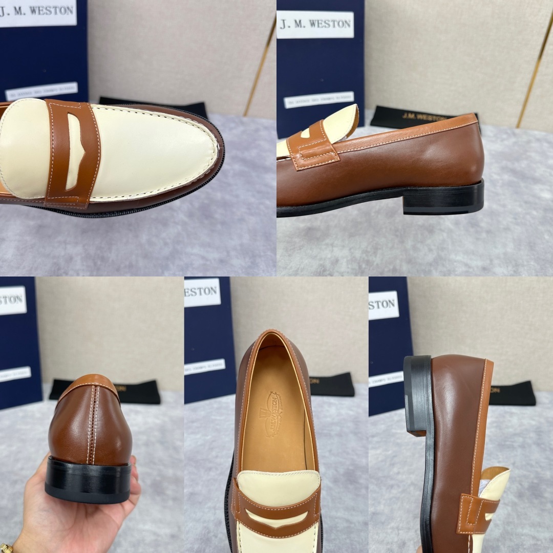💋💍J.M.Westo*n 威士-顿 品牌经典 180 系列乐福鞋皮鞋 法国顶级皮鞋品牌 威士-顿皮鞋品