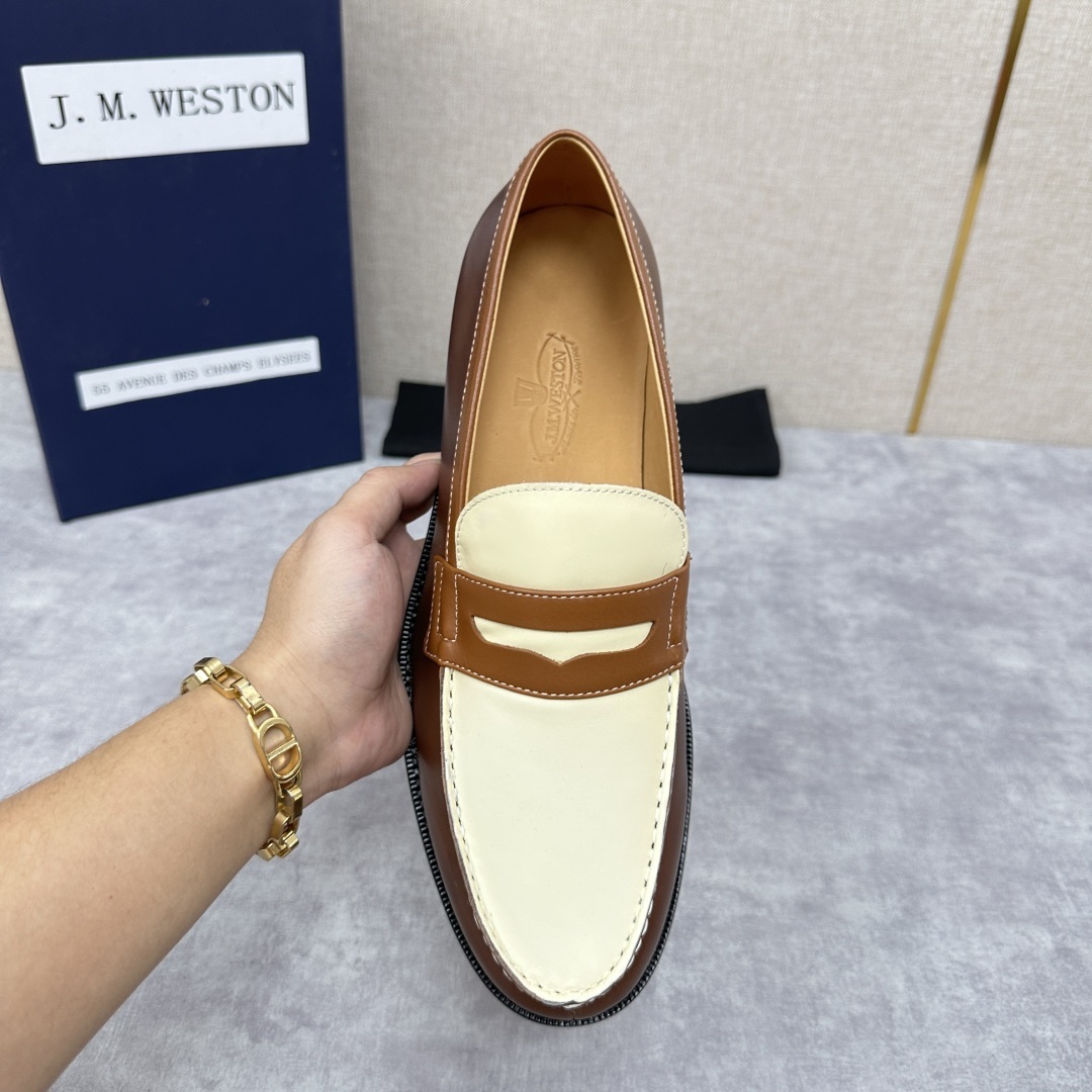 💋💍J.M.Westo*n 威士-顿 品牌经典 180 系列乐福鞋皮鞋 法国顶级皮鞋品牌 威士-顿皮鞋品