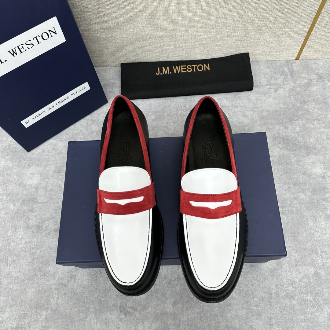 💋💍J.M.Westo*n 威士-顿 品牌经典 180 系列乐福鞋皮鞋 法国顶级皮鞋品牌 威士-顿皮鞋品