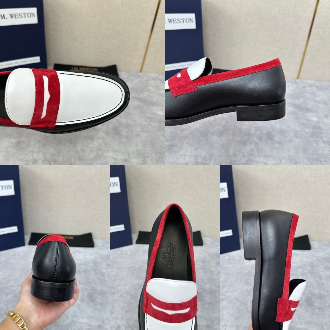 💋💍J.M.Westo*n 威士-顿 品牌经典 180 系列乐福鞋皮鞋 法国顶级皮鞋品牌 威士-顿皮鞋品