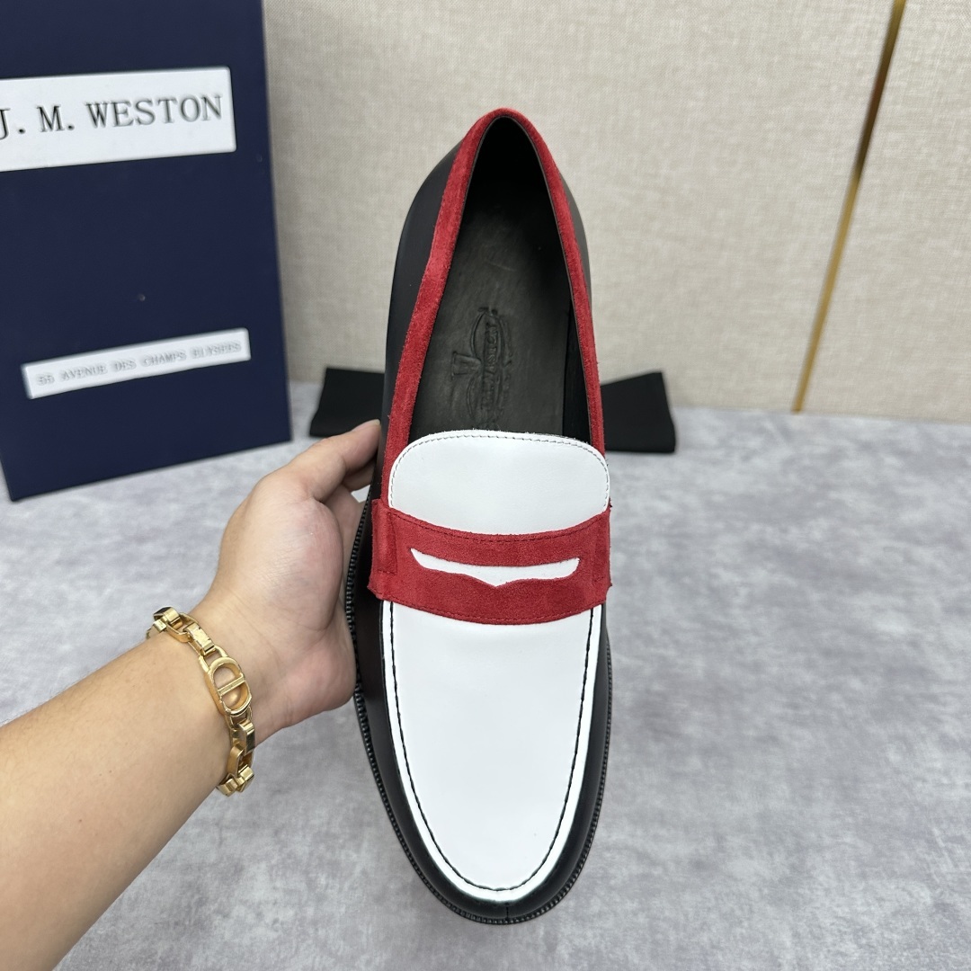 💋💍J.M.Westo*n 威士-顿 品牌经典 180 系列乐福鞋皮鞋 法国顶级皮鞋品牌 威士-顿皮鞋品