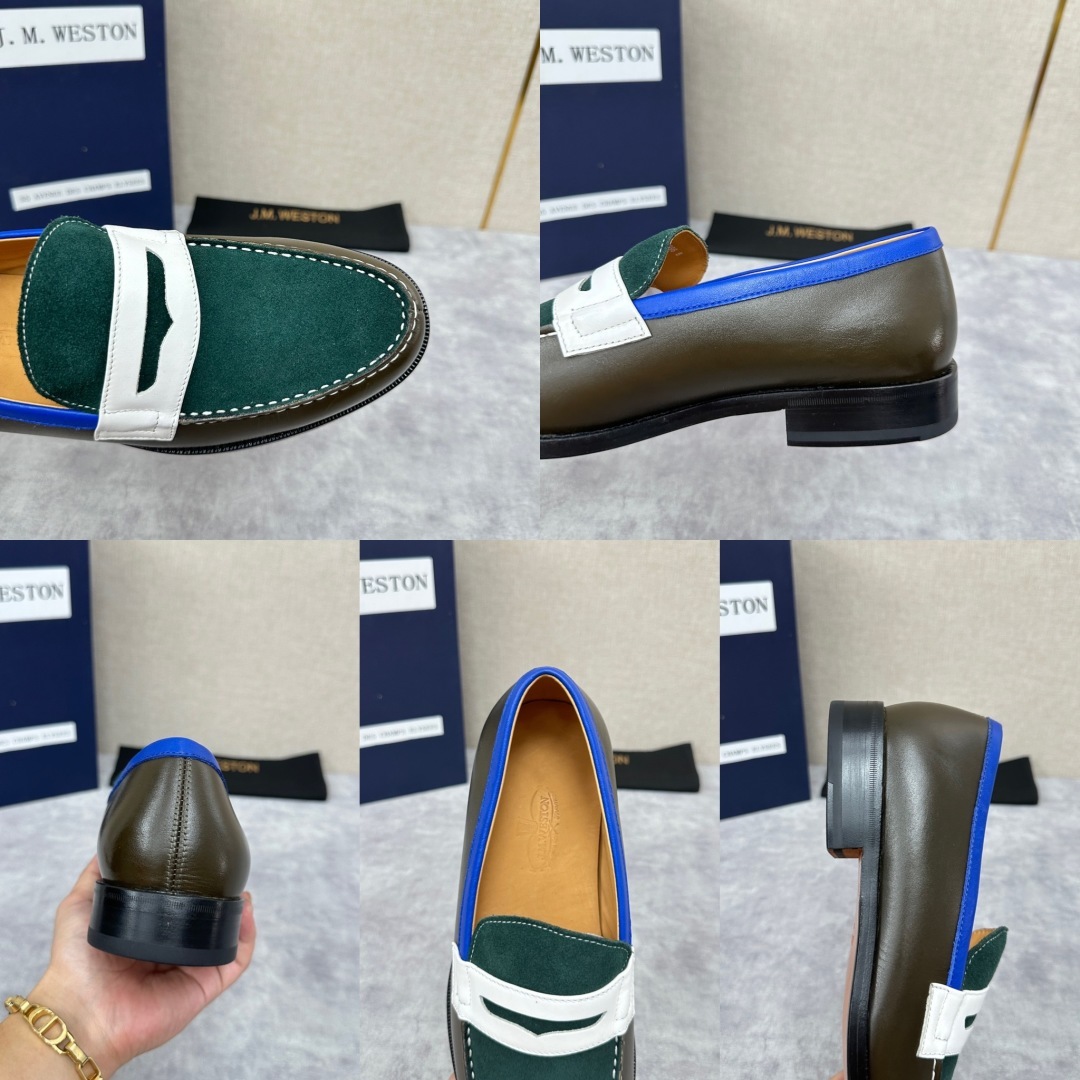 💋💍J.M.Westo*n 威士-顿 品牌经典 180 系列乐福鞋皮鞋 法国顶级皮鞋品牌 威士-顿皮鞋品