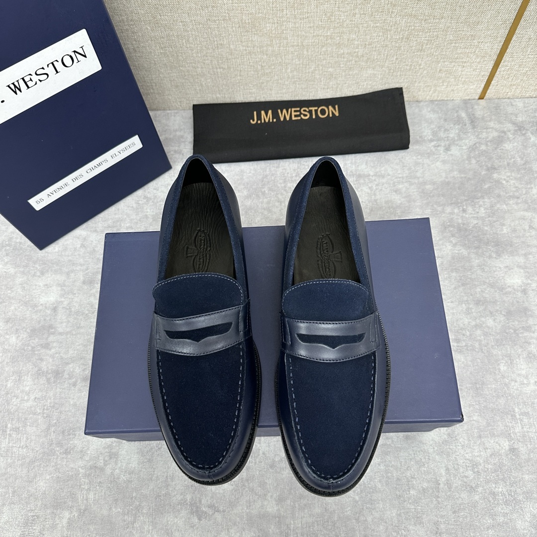 💋💍J.M.Westo*n 威士-顿 品牌经典 180 系列乐福鞋皮鞋 法国顶级皮鞋品牌 威士-顿皮鞋品