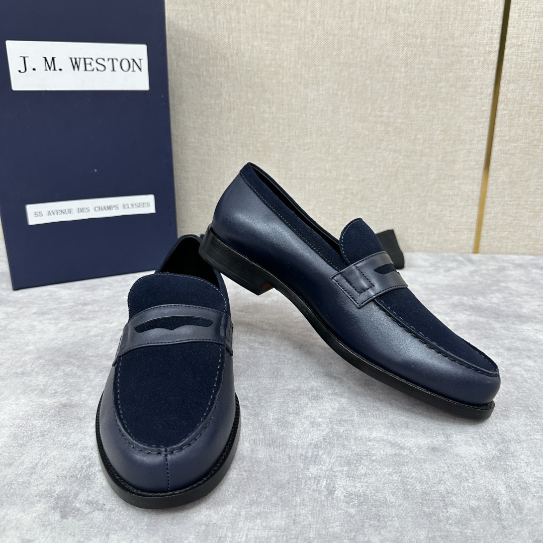 💋💍J.M.Westo*n 威士-顿 品牌经典 180 系列乐福鞋皮鞋 法国顶级皮鞋品牌 威士-顿皮鞋品