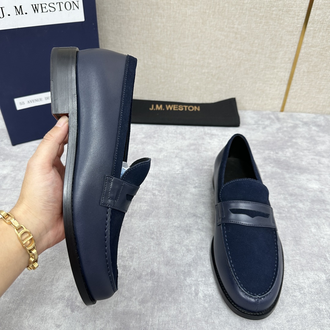 💋💍J.M.Westo*n 威士-顿 品牌经典 180 系列乐福鞋皮鞋 法国顶级皮鞋品牌 威士-顿皮鞋品