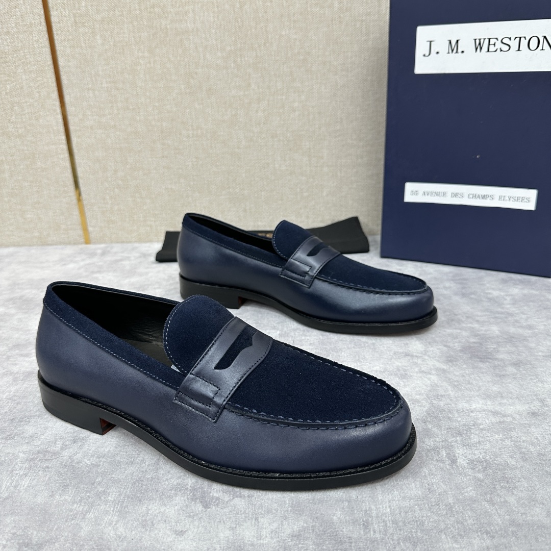 💋💍J.M.Westo*n 威士-顿 品牌经典 180 系列乐福鞋皮鞋 法国顶级皮鞋品牌 威士-顿皮鞋品