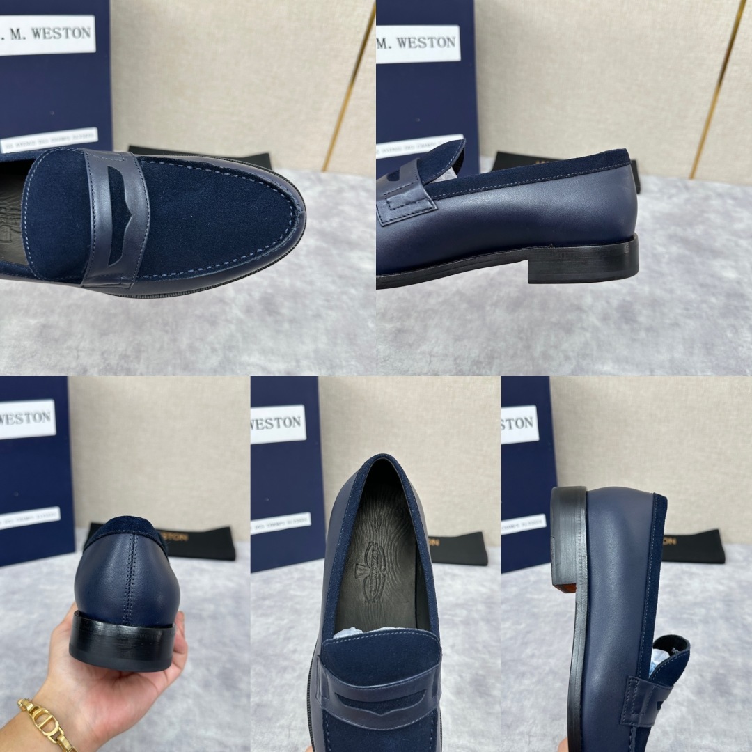 💋💍J.M.Westo*n 威士-顿 品牌经典 180 系列乐福鞋皮鞋 法国顶级皮鞋品牌 威士-顿皮鞋品