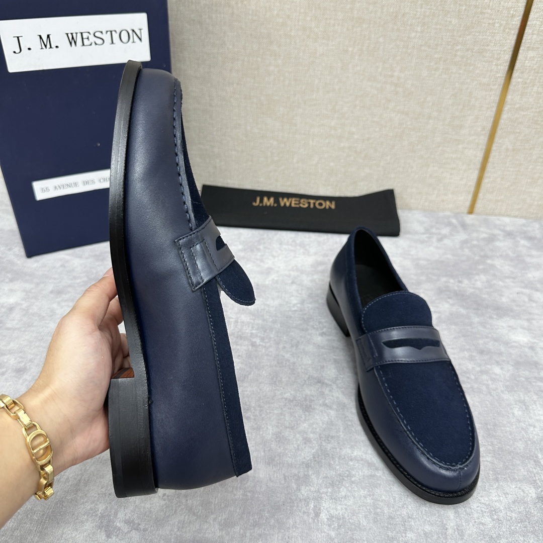 💋💍J.M.Westo*n 威士-顿 品牌经典 180 系列乐福鞋皮鞋 法国顶级皮鞋品牌 威士-顿皮鞋品