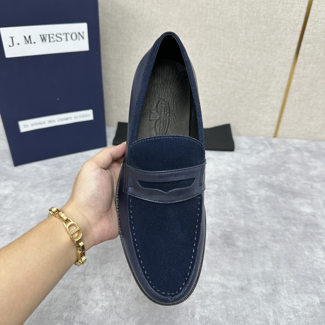 💋💍J.M.Westo*n 威士-顿 品牌经典 180 系列乐福鞋皮鞋 法国顶级皮鞋品牌 威士-顿皮鞋品