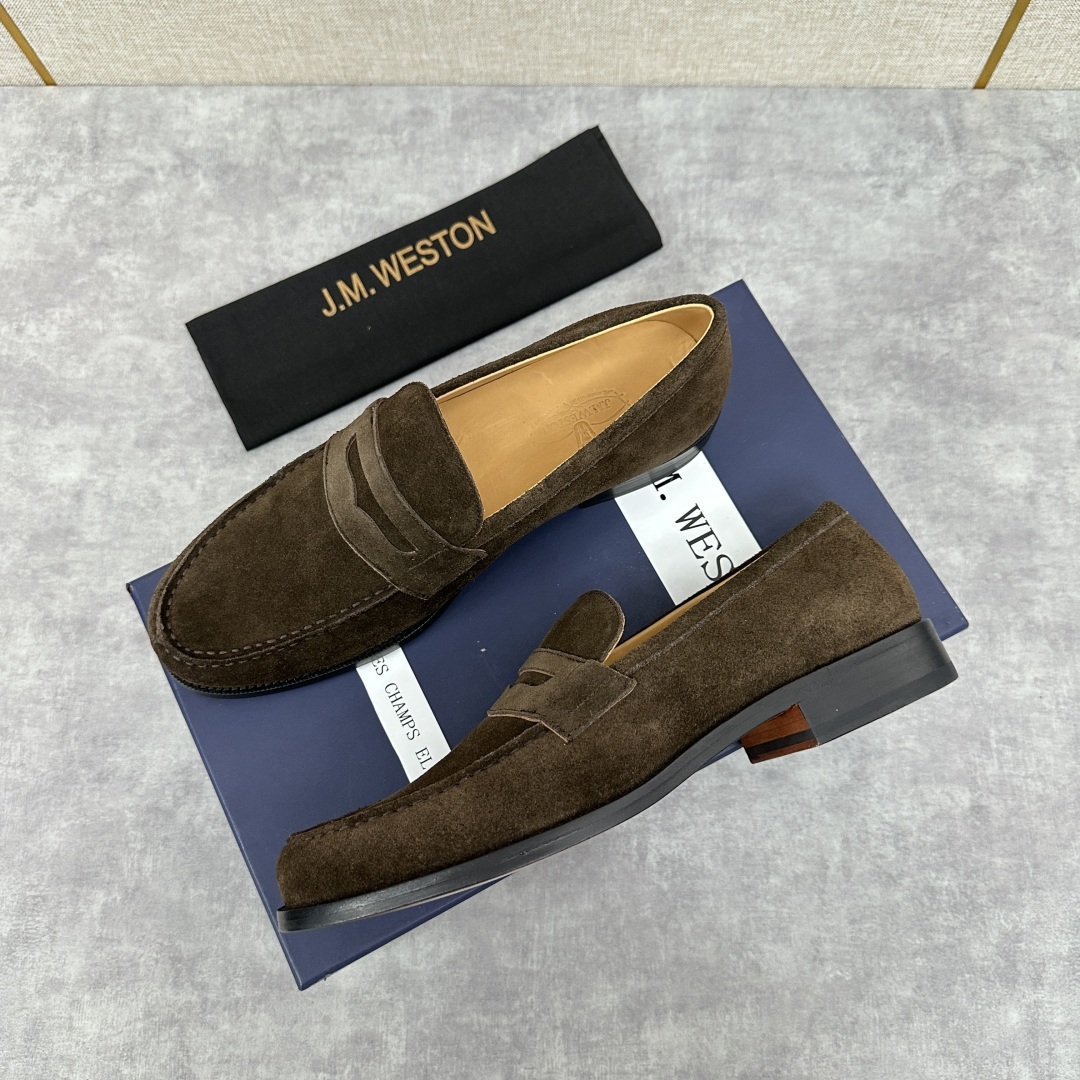 💋💍J.M.Westo*n 威士-顿 品牌经典 180 系列乐福鞋皮鞋 法国顶级皮鞋品牌 威士-顿皮鞋品