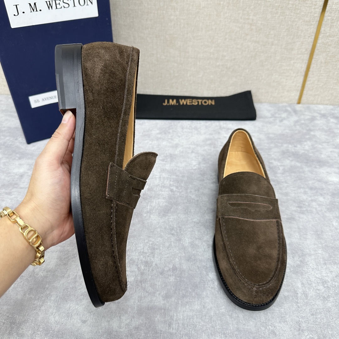 💋💍J.M.Westo*n 威士-顿 品牌经典 180 系列乐福鞋皮鞋 法国顶级皮鞋品牌 威士-顿皮鞋品