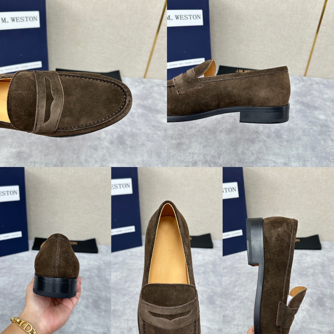 💋💍J.M.Westo*n 威士-顿 品牌经典 180 系列乐福鞋皮鞋 法国顶级皮鞋品牌 威士-顿皮鞋品
