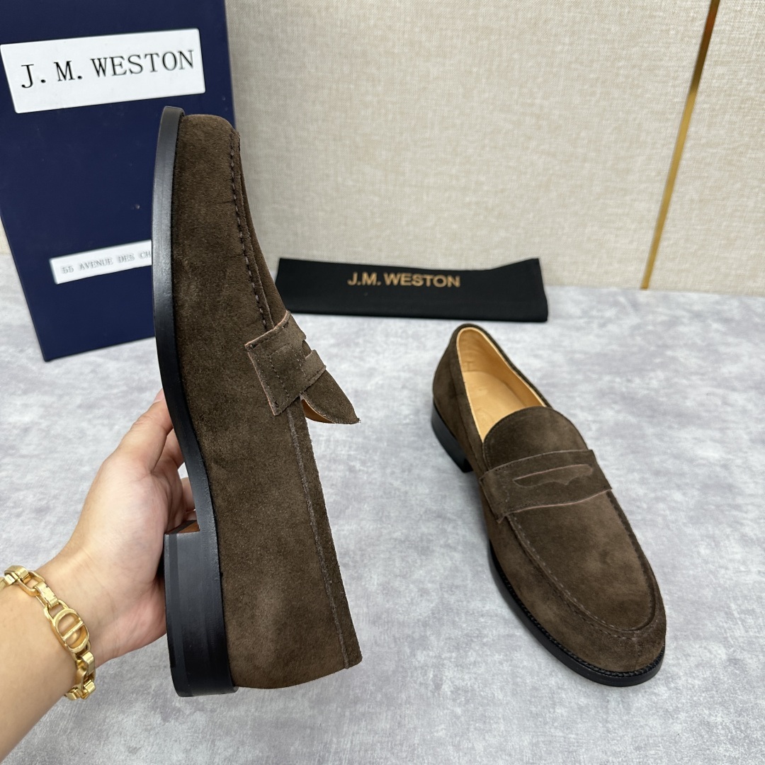 💋💍J.M.Westo*n 威士-顿 品牌经典 180 系列乐福鞋皮鞋 法国顶级皮鞋品牌 威士-顿皮鞋品