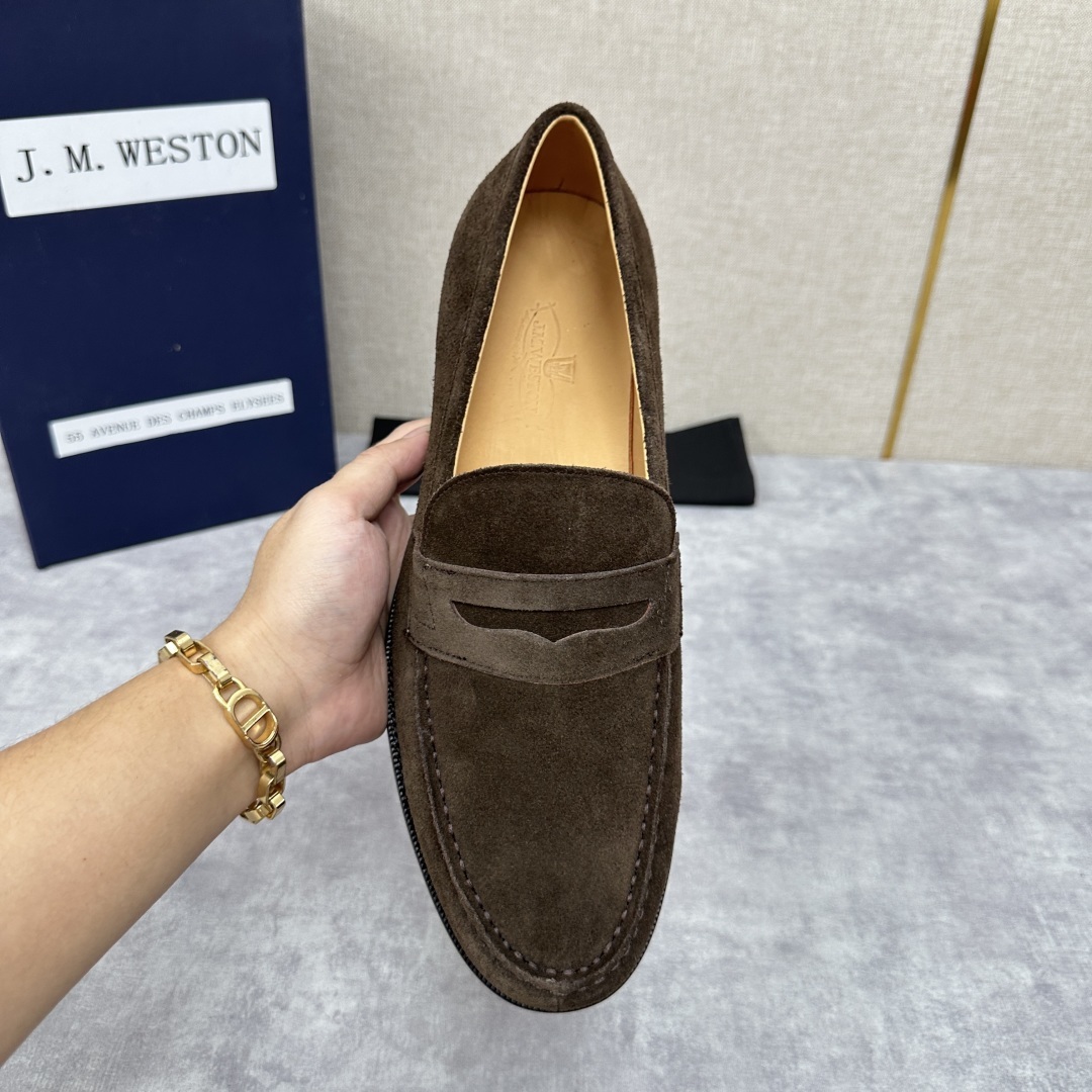 💋💍J.M.Westo*n 威士-顿 品牌经典 180 系列乐福鞋皮鞋 法国顶级皮鞋品牌 威士-顿皮鞋品
