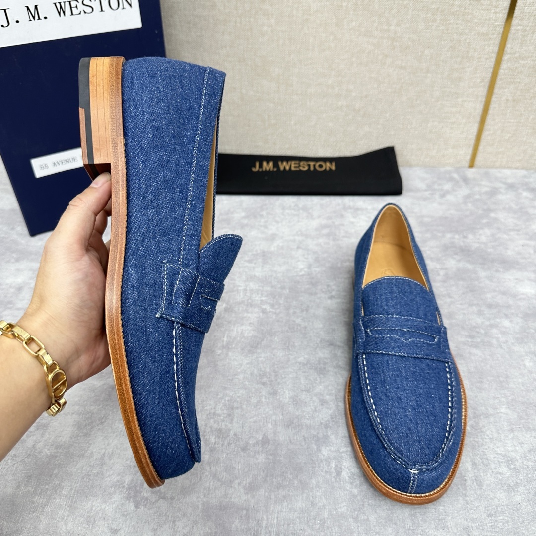 💋💍J.M.Westo*n 威士-顿 品牌经典 180 系列乐福鞋皮鞋 法国顶级皮鞋品牌 威士-顿皮鞋品