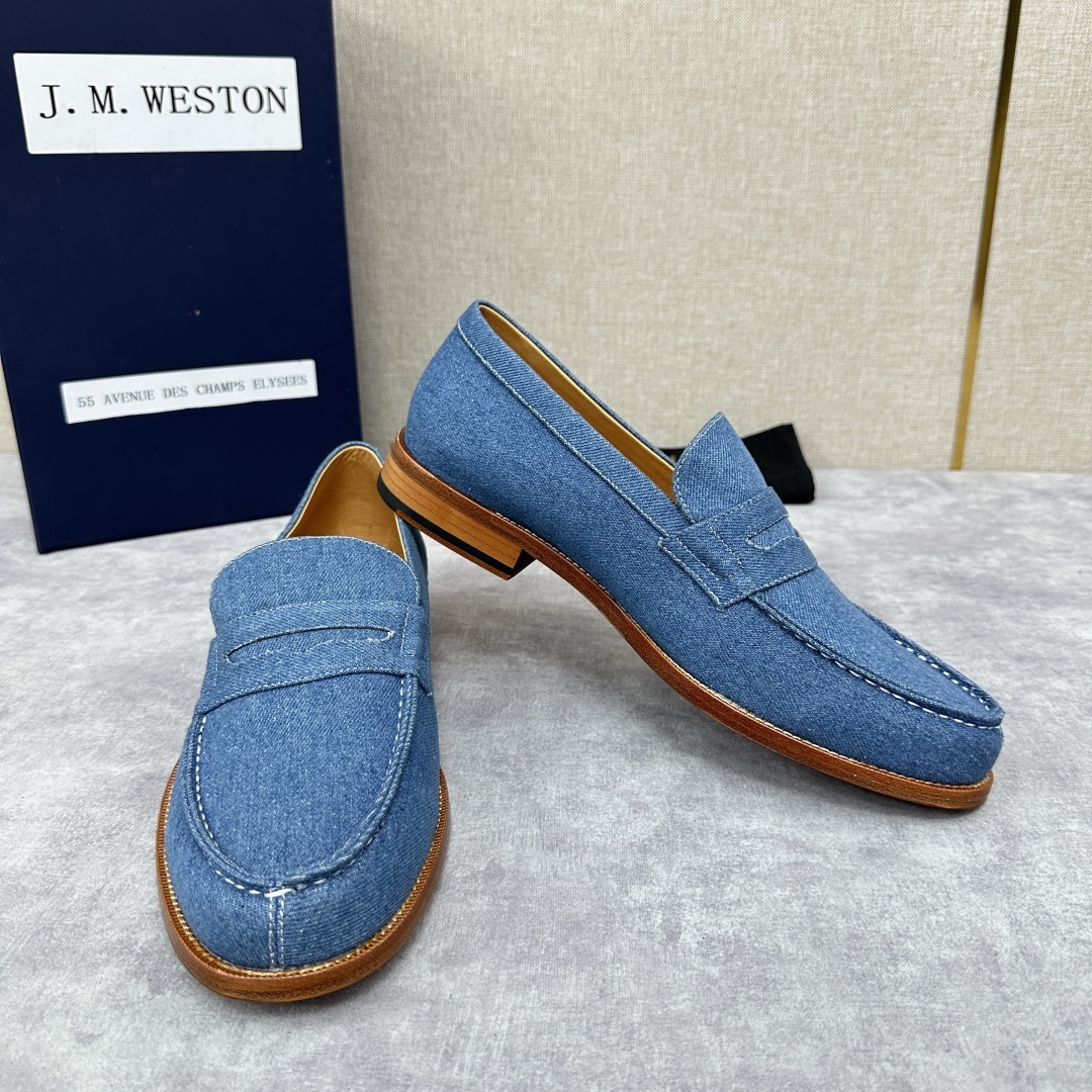 💋💍J.M.Westo*n 威士-顿 品牌经典 180 系列乐福鞋皮鞋 法国顶级皮鞋品牌 威士-顿皮鞋品