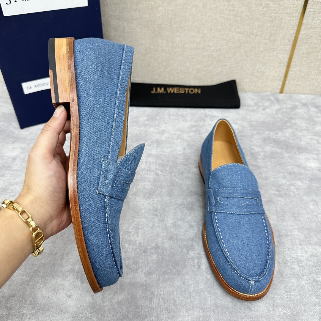 💋💍J.M.Westo*n 威士-顿 品牌经典 180 系列乐福鞋皮鞋 法国顶级皮鞋品牌 威士-顿皮鞋品
