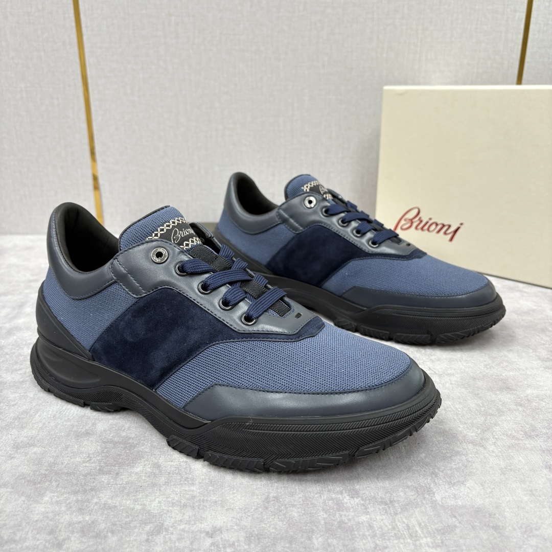 💋💍 Brion* (布里-奥尼) 男士新款休闲运动鞋 该品牌于1945年创立于意大利罗马的男装奢侈品牌
