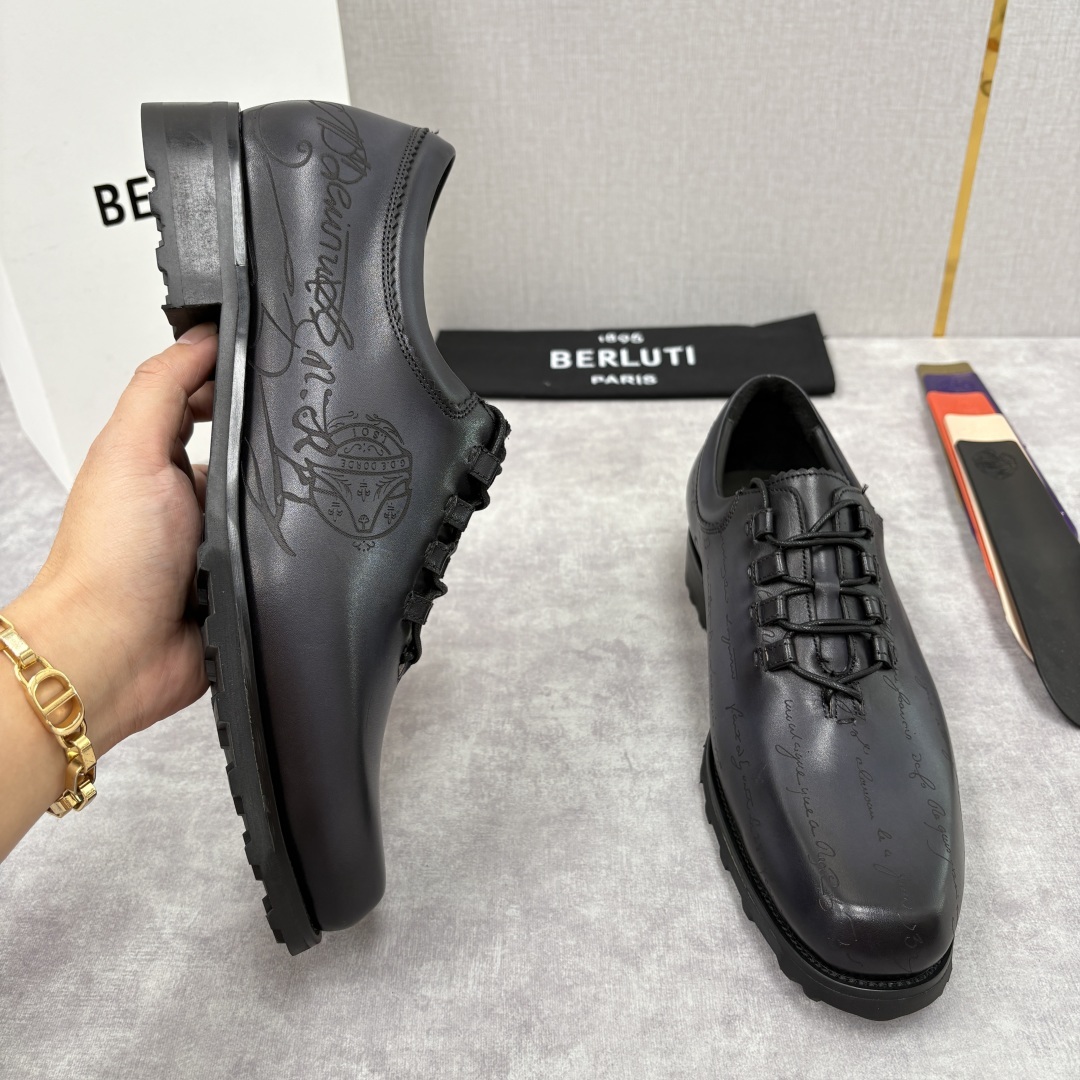 💋💍BERLUT* 布鲁提 special order 专柜定制款牛津鞋 男士正装鞋皮鞋👞 「世界最贵手